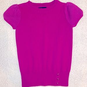 Magenta Gap Sweater